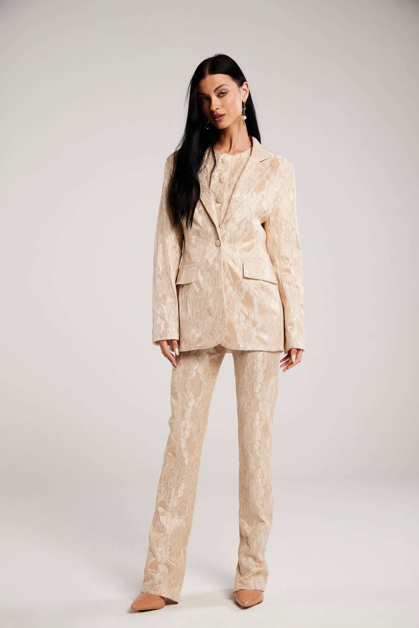 Conjunto de Alfaiataria em Renda "Madeleine"