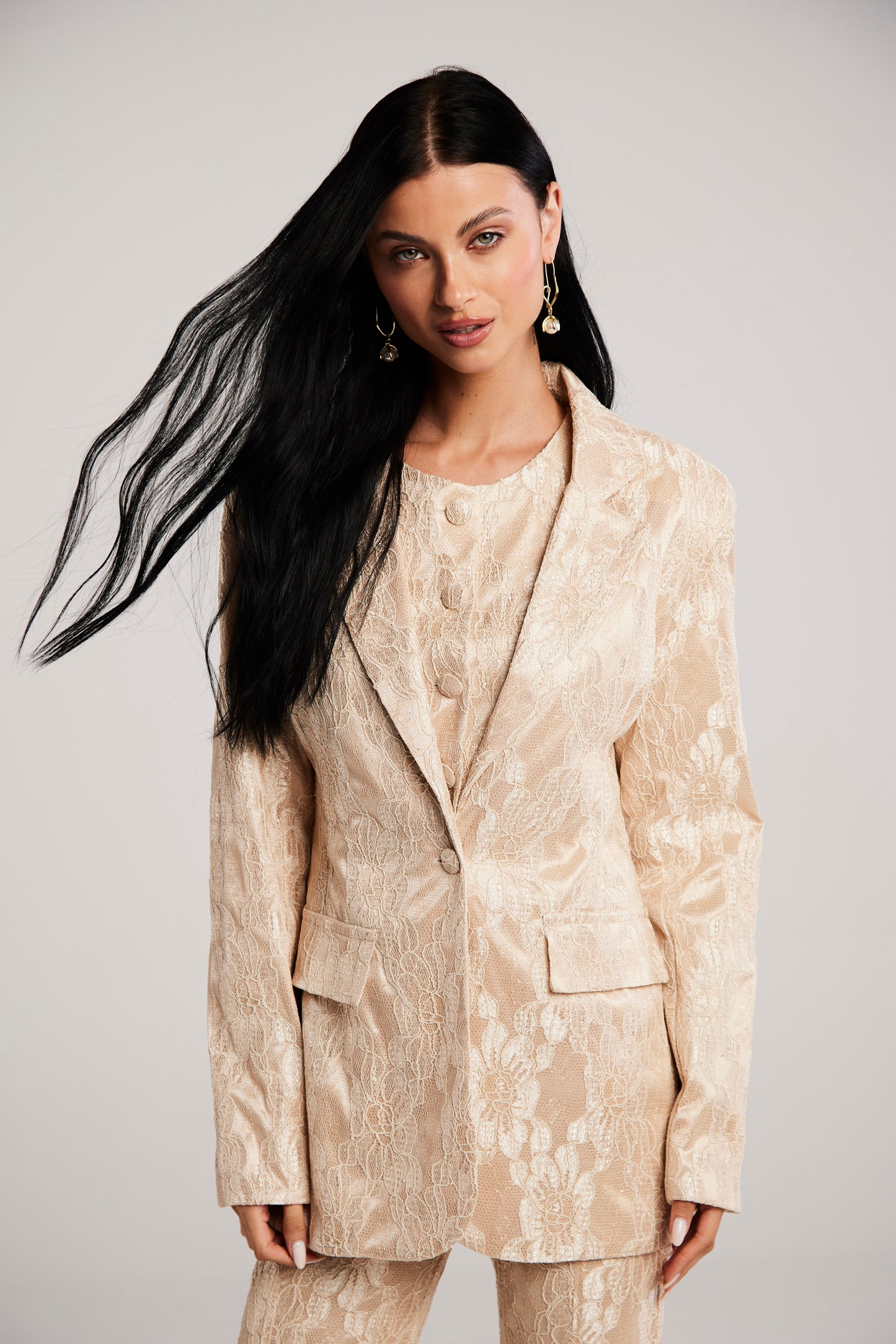 Conjunto de Alfaiataria em Renda "Madeleine"