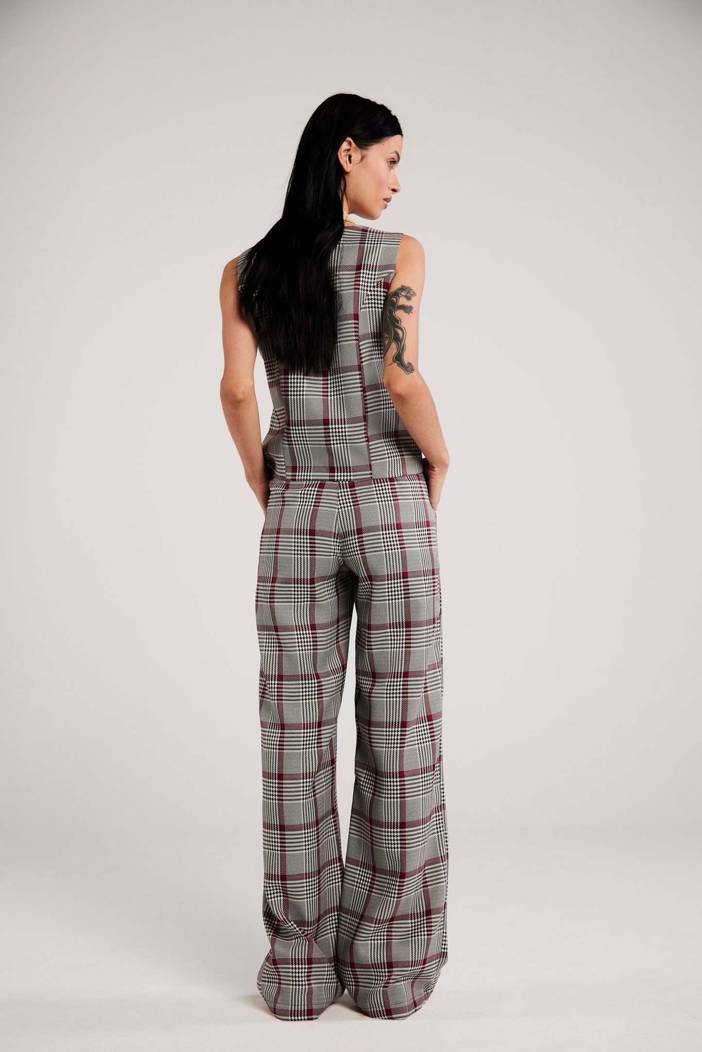 Conjunto de Alfaiataria Xadrez "Colette"