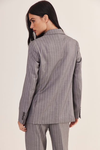 Conjunto de Alfaiataria "Le Parisien" Cinza