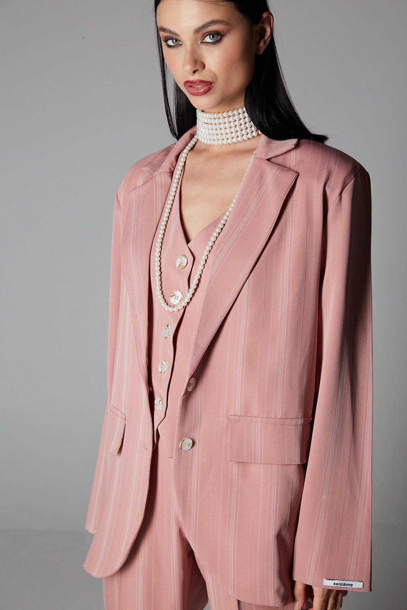 Blazer de Alfaiataria "Whisky Rosè"