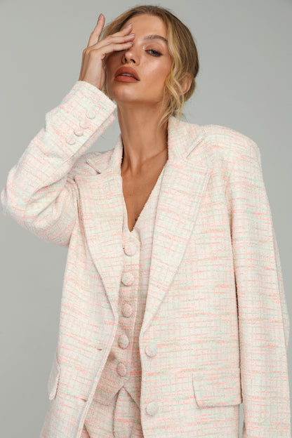 Blazer de Alfaiataria Tweed "Lily"