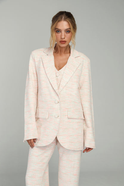 Blazer de Alfaiataria Tweed "Lily"