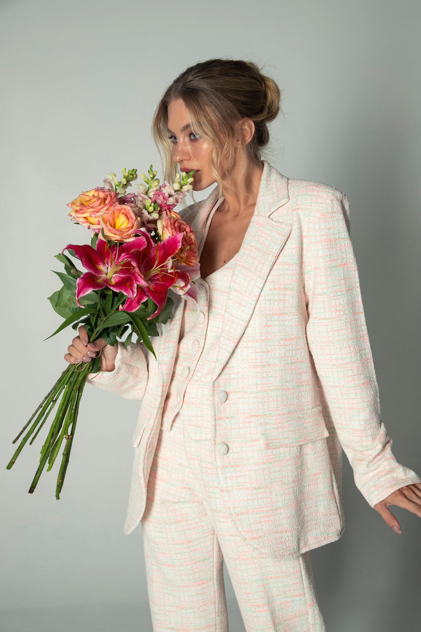 Blazer de Alfaiataria Tweed "Lily"