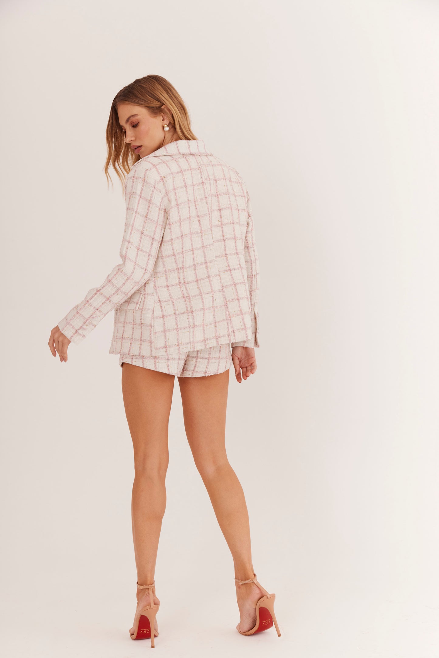 Shorts de Alfaiataria em Tweed "Mademoiselle"