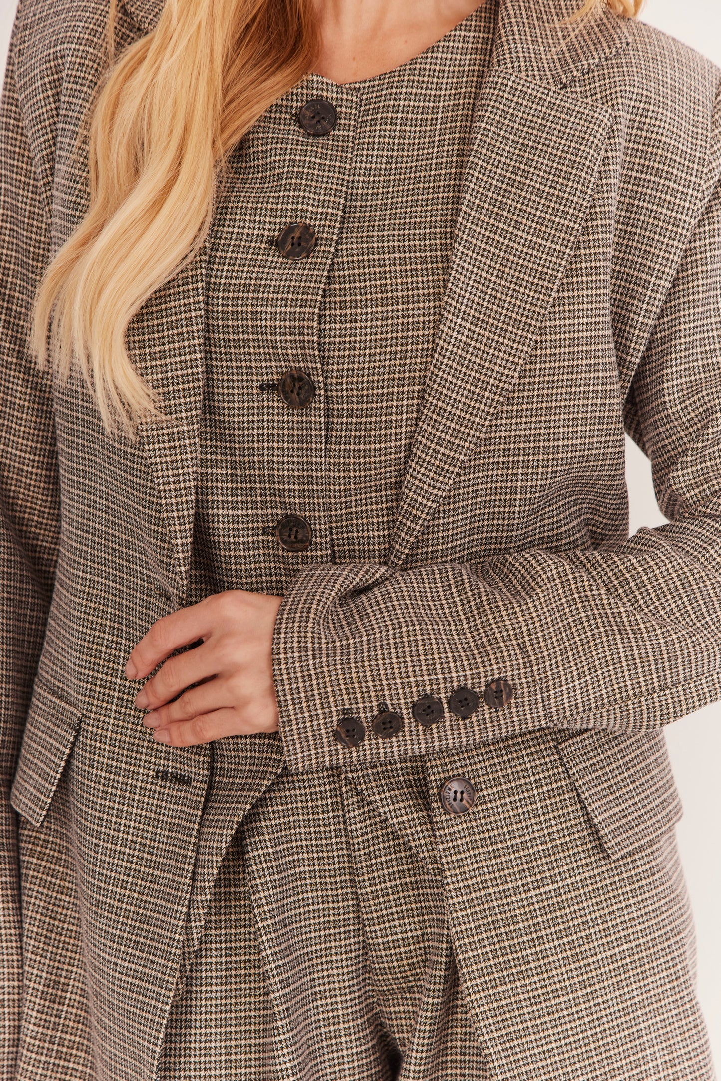 Blazer de Alfaiataria Acinturado "Amaretto"