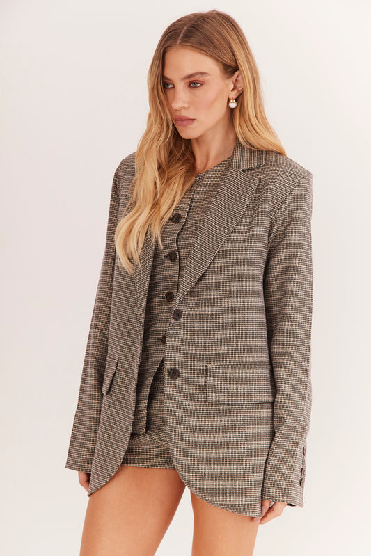 Blazer de Alfaiataria Oversized "Amaretto"