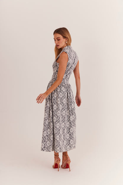 Vestido de Alfaiataria Renda "Siena"