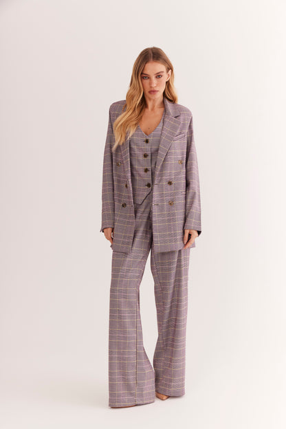 Blazer de Alfaiataria Oversized "Améthyste"