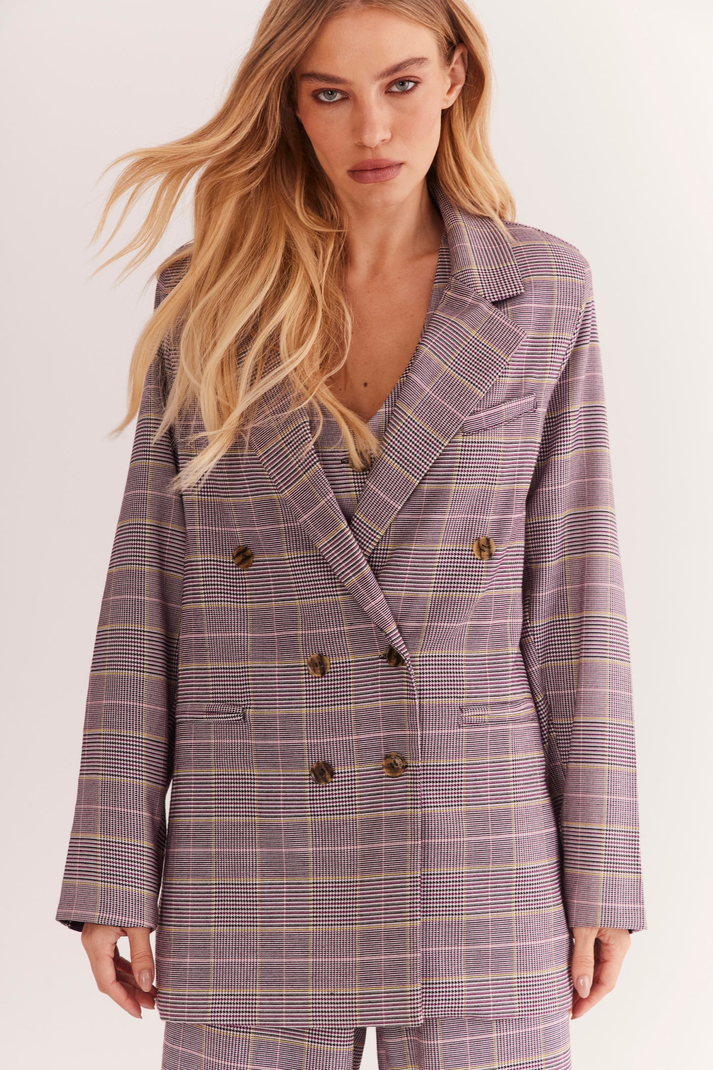 Blazer de Alfaiataria Oversized "Améthyste"