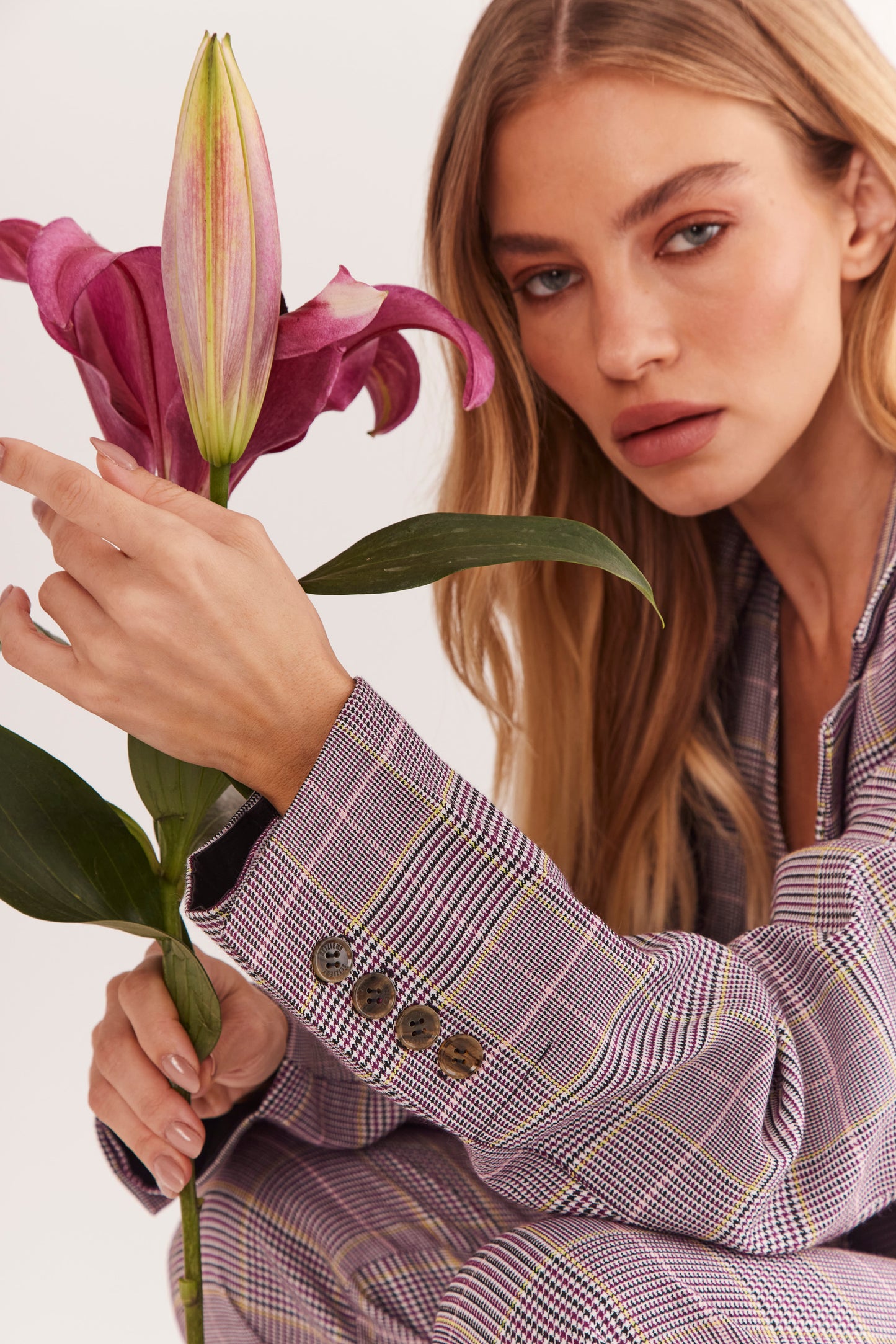 Blazer de Alfaiataria Oversized "Améthyste"