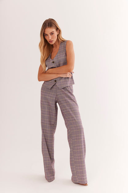 Calça de Alfaiataria "Améthyste"