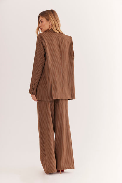 Blazer de Alfaiataria Oversized "Noisette"