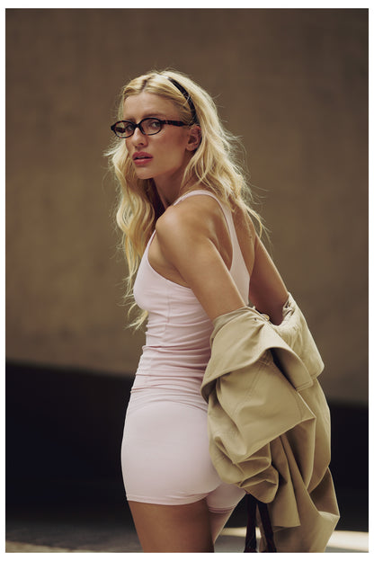 Conjunto "Blush" Top Sculpt V com Shorts