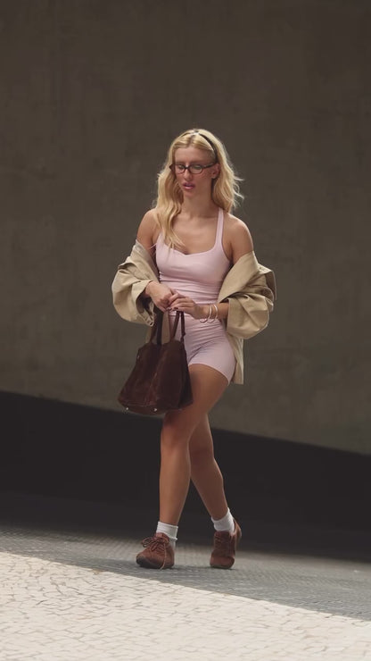 Conjunto "Blush" Top Sculpt V com Shorts