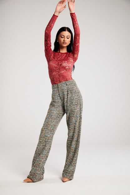 Blusa de Renda "Francesa" Rosa Terra