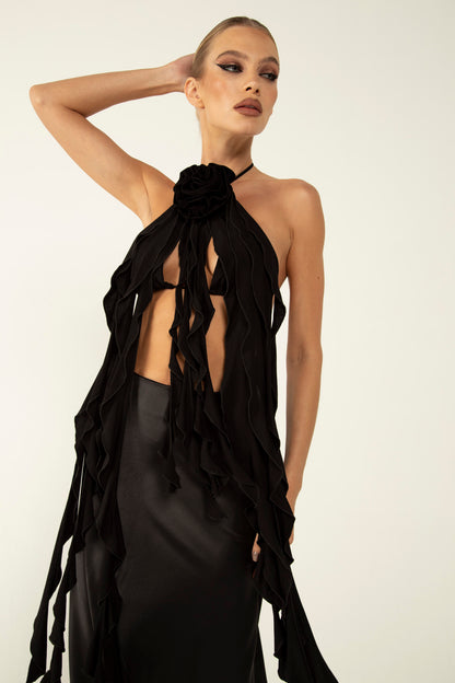 Top "Aphrodite" Preto